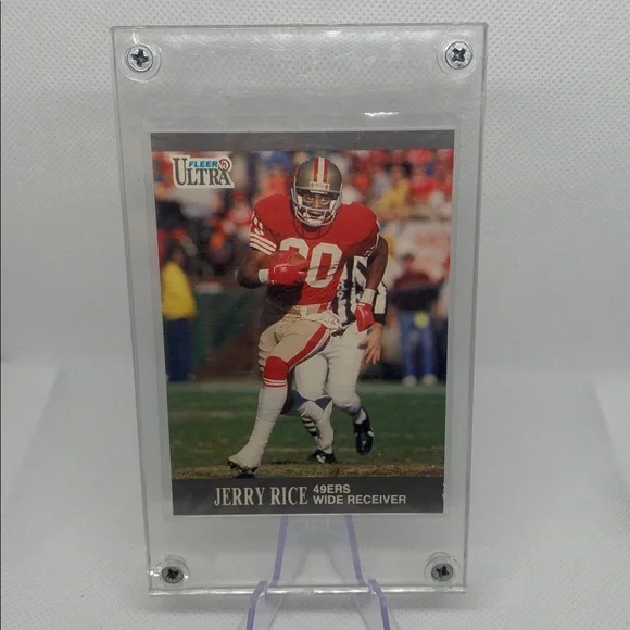 Barry Sanders Emmitt Smith Jerry Rice NFL 1991 Fleer Card Lot Lions Cowboys 49er - Picture 6 of 7